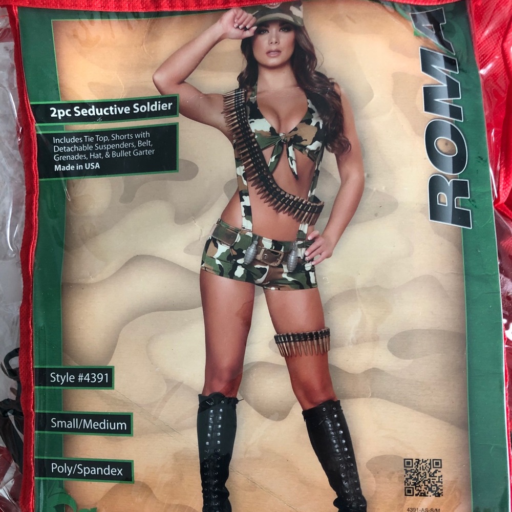 Roma 2-piece Seductive Soldier  - Sexy Costume